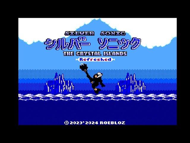 Silver Sonic The Crystal Islands Refreshed (Sega Master System) Longplay