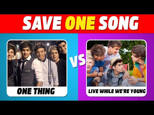 Save One Song of One Direction | pick one kick one song quiz | Directioners Songs Quiz 2024