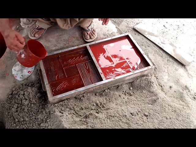 DIY Cement - Making a Beautiful Tile