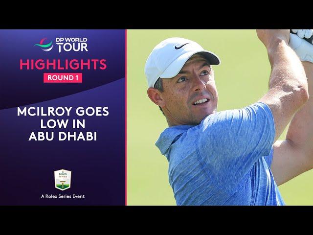 Round 1 Highlights | Rory McIlroy shoots 67 | 2024 Abu Dhabi HSBC Championship