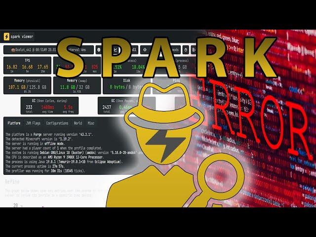 Обзор мода Spark | Поиск нагрузки на игру | Minecraft 1.19.2