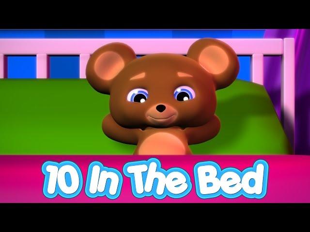 Ten In The Bed | Nursery Rhymes | Baby Songs | Kids Songs | 4K