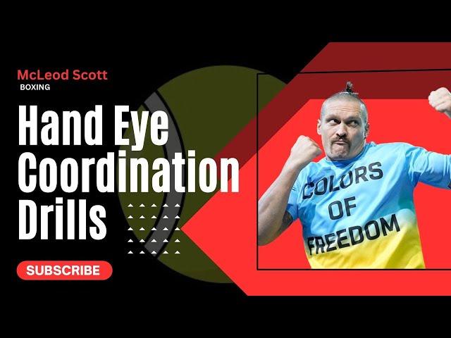 Hand Eye Coordination Drills for Boxing | McLeod Scott Boxing