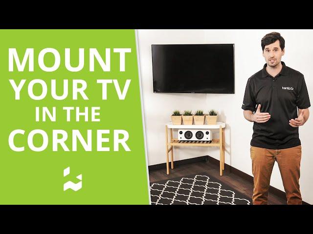 How to Mount Your TV in a Corner | Kanto Solutions