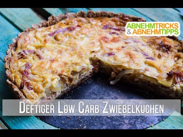 Der deftige Low-Carb Zwiebelkuchen Rezept / Kochvideo