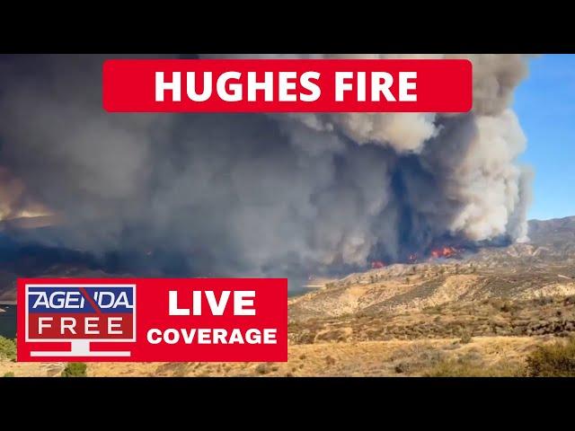 Hughes Fire in Castaic, California - LIVE Breaking News Coverage