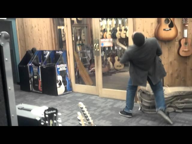 Guy losses it at guitar center south bay