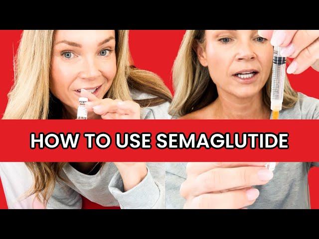 How to reconstitute SEMAGLUTIDE! This is how I use this peptide for weight loss