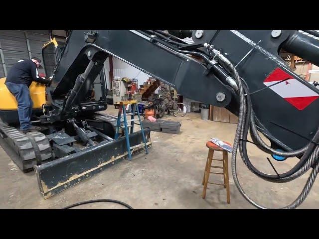 Installing a Rotobec Limb Reaper grapple saw