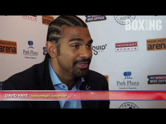 David Haye: Tyson Fury is as nervous as hell