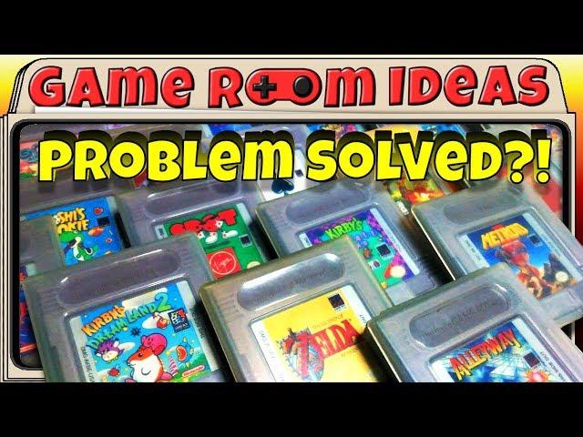 Solving Nintendo Game Boy cartridge storage / display (+ many others) | Game Room Ideas