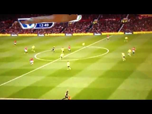 Man Utd vs Aston Villa 2-0  Amazing Van Persie Goal