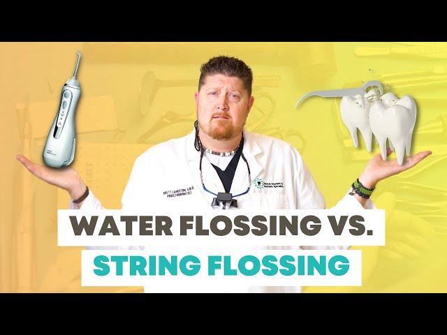 Water Flossing vs. String Flossing - Which is Better?