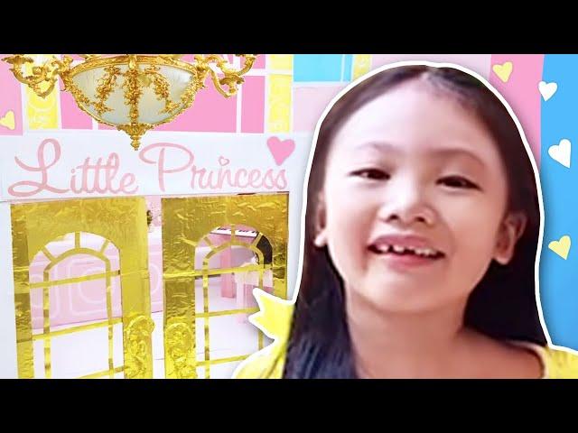 PRINCESS BOXFORT TOY HOTEL +  Unicorn Room + Toy Hunt  (Part 3 )