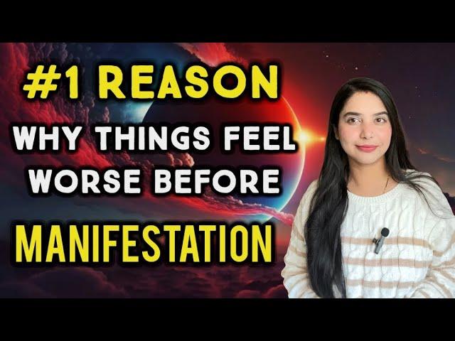 Why things feel worse before manifestation..Law of Attraction ||SparklingSouls