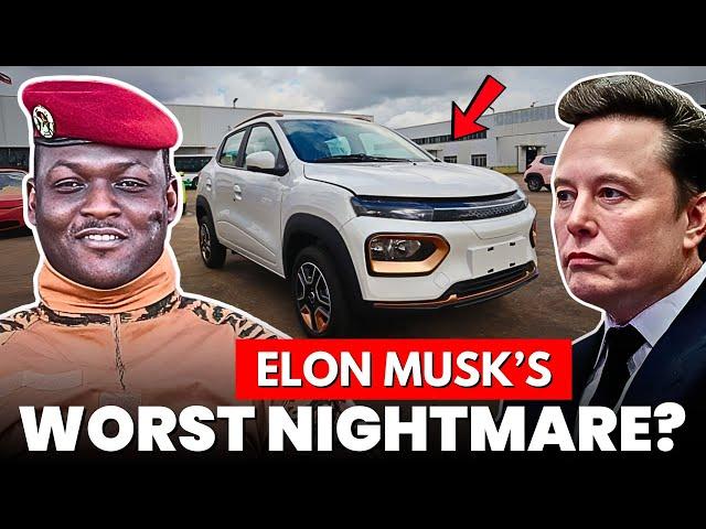 Tesla In PANIC! Captain Ibrahim Traoré Launched Burkina Faso’s First Electric Car!