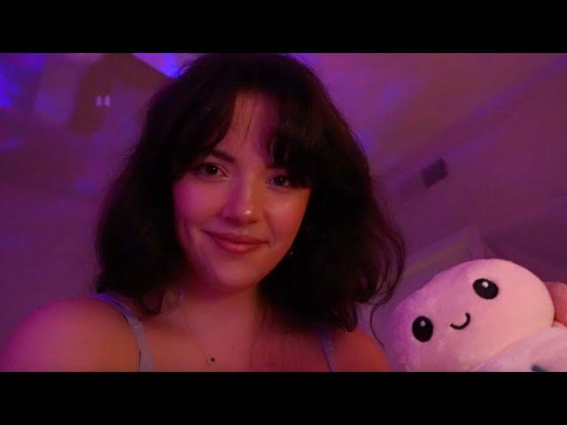 ASMR Getting You Ready For Bed | Tucking You In  (hairbrushing, skincare, layered sounds)