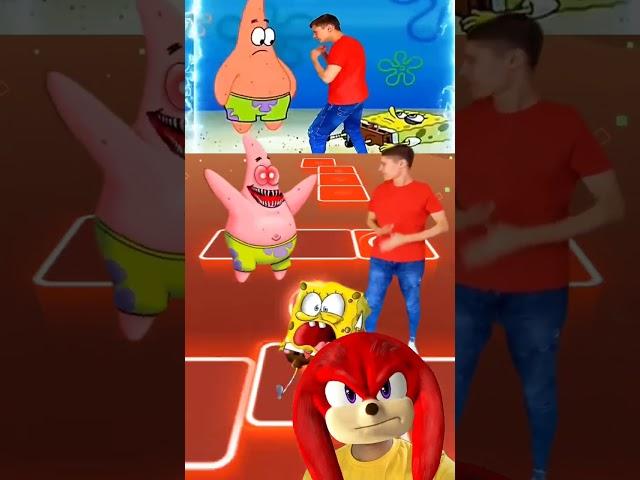 Spongebob Squrepants  Patrick Bro Hacker  Cho Cho Charles ⏩ Tiles Hop #coffindance #shorts