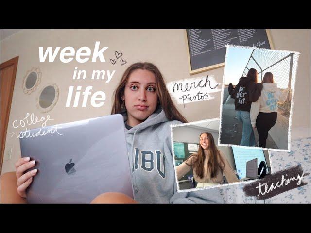 week in my life: influencer, teacher, & college grad student