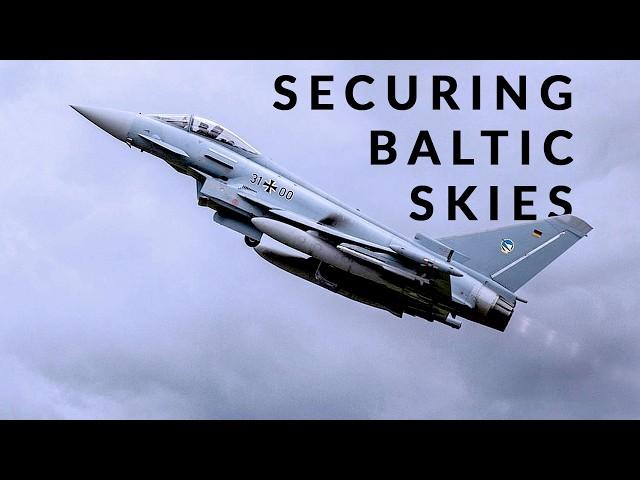  German Eurofighters patrol Baltic skies from Latvia 