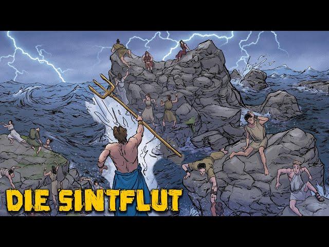 Die Große Flut der Griechischen Mythologie - Geschichte und Mythologie Illustriert