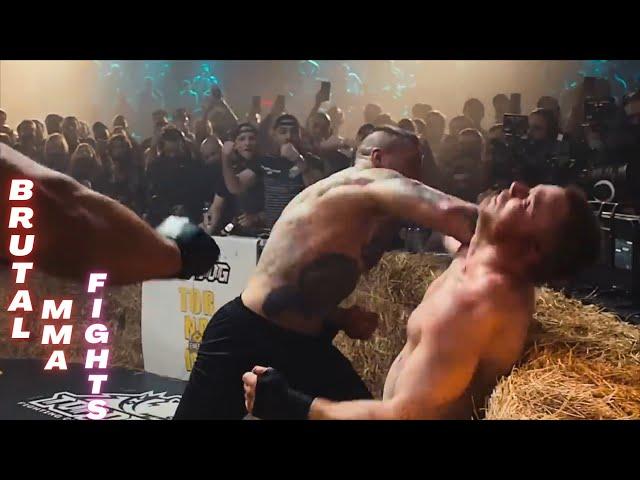 The Most Brutal Street & Backyard Fights - Bare Knuckle, MMA & Boxing Knockouts