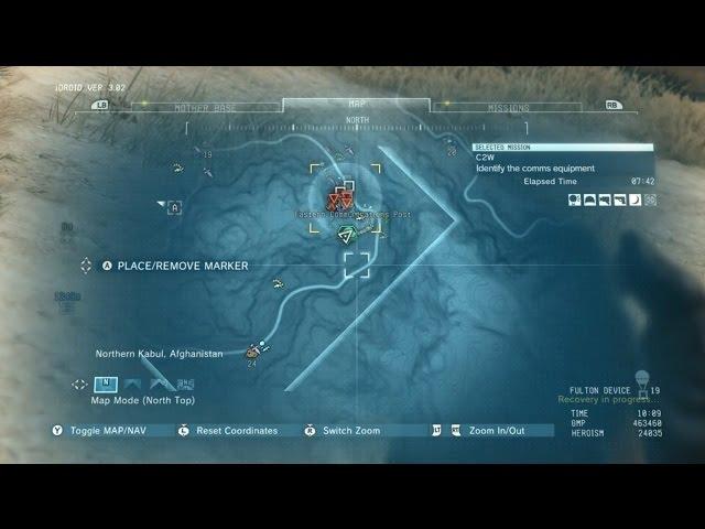 MGS5 Ep. 4 C2W side mission: SECURED THE ROUGH DIAMONDS HIDDEN NEAR THE EASTERN COMMUNICATIONS POST