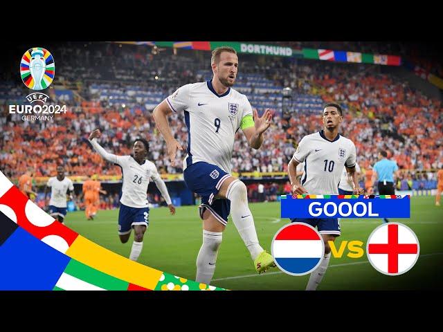 ¡APARECE EL GOLEADOR! Kane marca el empate | Países Bajos 1-1 Inglaterra | UEFA EURO 2024 - Semis