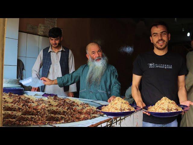 Afghani Qabuli Pilav, Afghan Rice recipe  ریش پلو ضیا قابلی پلو مزار شریف