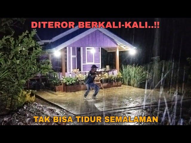 DITEROR BERKALI-KALI..!! TIDAK BISA TIDUR SEMALAMAN || KILAT PETIR HUJAN DERAS DI KEBUN