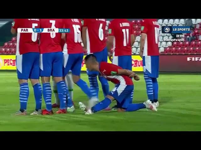 Paraguay vs Brasil (0-2)||Eliminatorias Qatar 2022 - Fecha 8 /06/21