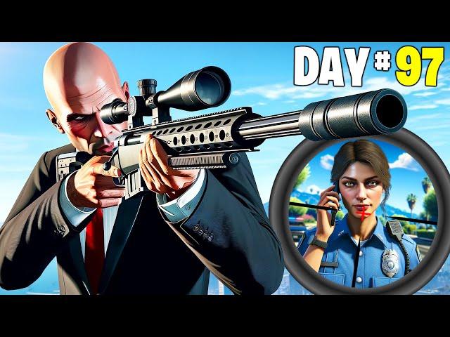 I Spent 100 Days as Hitman in GTA 5 RP..