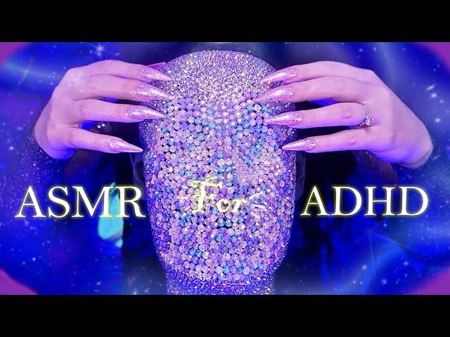 ASMR Mic Scratching for ADHD  Changes Every 10 Seconds!  1 HR Tapping, Scratching, & Massage