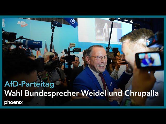 AfD-Parteitag: Wahl der Bundessprecher der Partei | 29.06.24