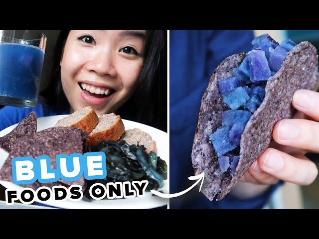 I Only Ate Blue Foods For 24 Hours