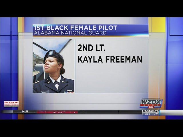 First black female pilot in Alabama National Guard