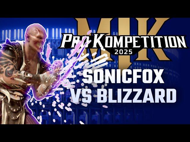 SonicFox vs Blizzard | Top 8 Pro Kompetition NA West #1 Qualifier