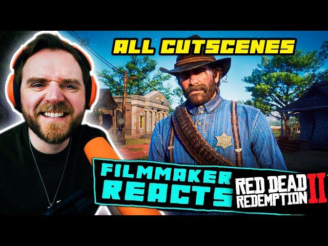 FILMMAKER REACTS: RED DEAD REDEMPTION 2 | [ALL CUTSCENES - PART 3!!] | NEW SHERIFF IN TOWN!