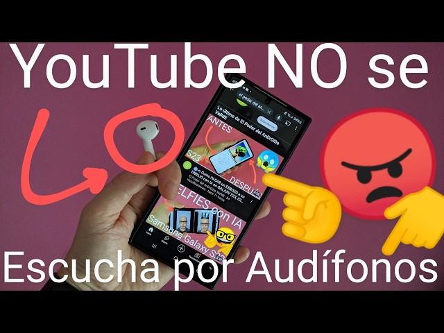  YOUTUBE NO se ESCUCHA en AUDÍFONOS BLUETOOTH SOLUCIÓN 2025