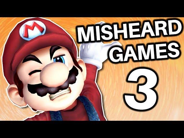 Mario Said WHAT!? - Misheard Video Games 3 | SwankyBox