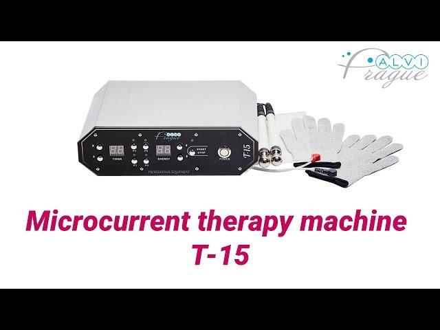 Microcurrent therapy machine T-15. Beauty equipment by Alvi Prague