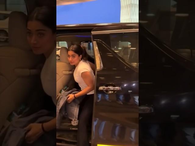 Rashmika Mandanna The National Crush ,Spotted At Airport