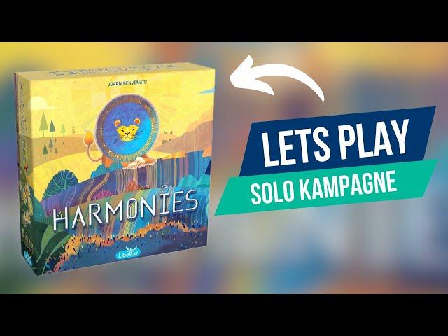 Harmonies Let's Play | Brettspiel 2024 | Melodies Solo Kampagne | Libellud