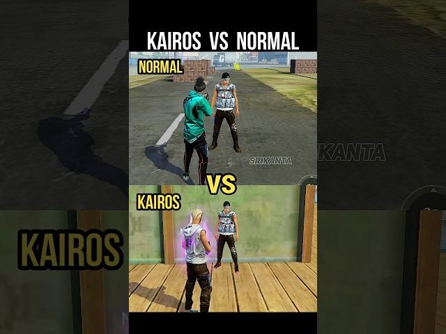 Kairos VS Normal  Kairos Character Ability Test - Free Fire New Character #srikantaff