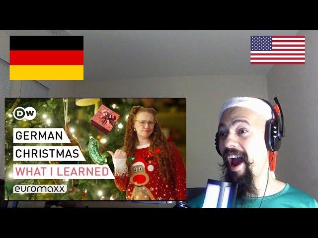 American Reacts To What I learned about German Christmas as an American