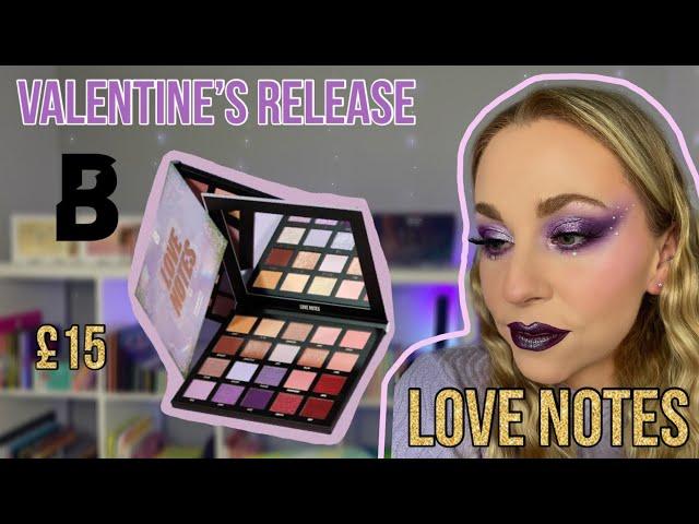 LOVE NOTES PALETTE | Beauty bay | first impressions & swatches #lovenotes
