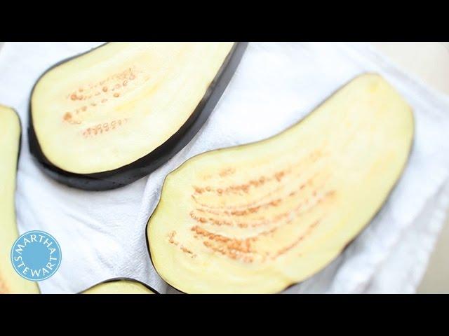 Salting Eggplant - Kitchen Wisdom - Martha Stewart