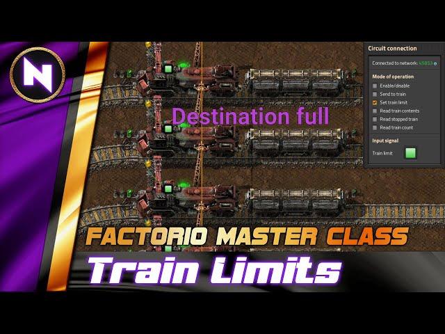 ADVANCED TRAIN SYSTEMS; Deadlocks, Depots & Train Limits |  Factorio Master Class