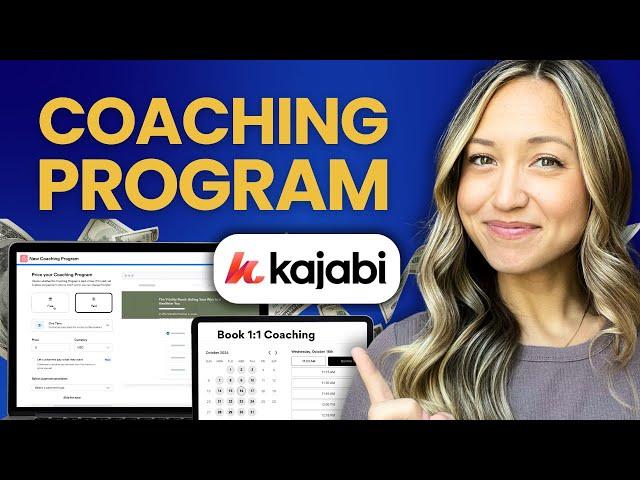 Create a Coaching Program in Kajabi | Step-by-Step Tutorial for 1:1 & Group Coaching