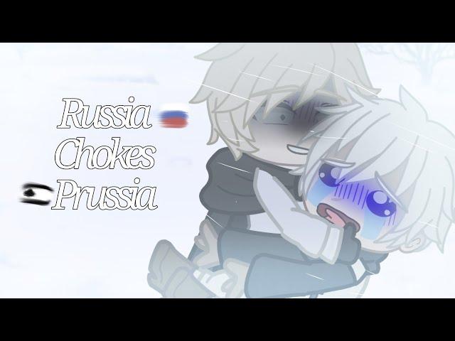 Russia chokes Prussia (chibi) | Hetalia | Gacha Club